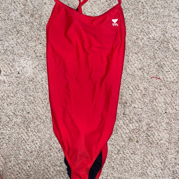 TYR Swim Womans Size 4 Red Tyr Swimsuit Poshmark